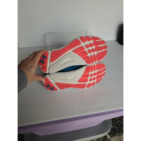 Under Armour WMS SZ 8.5 Speedform Apollo 2 Shoes Sneakers Blue Athletic Running - Picture 8 of 11